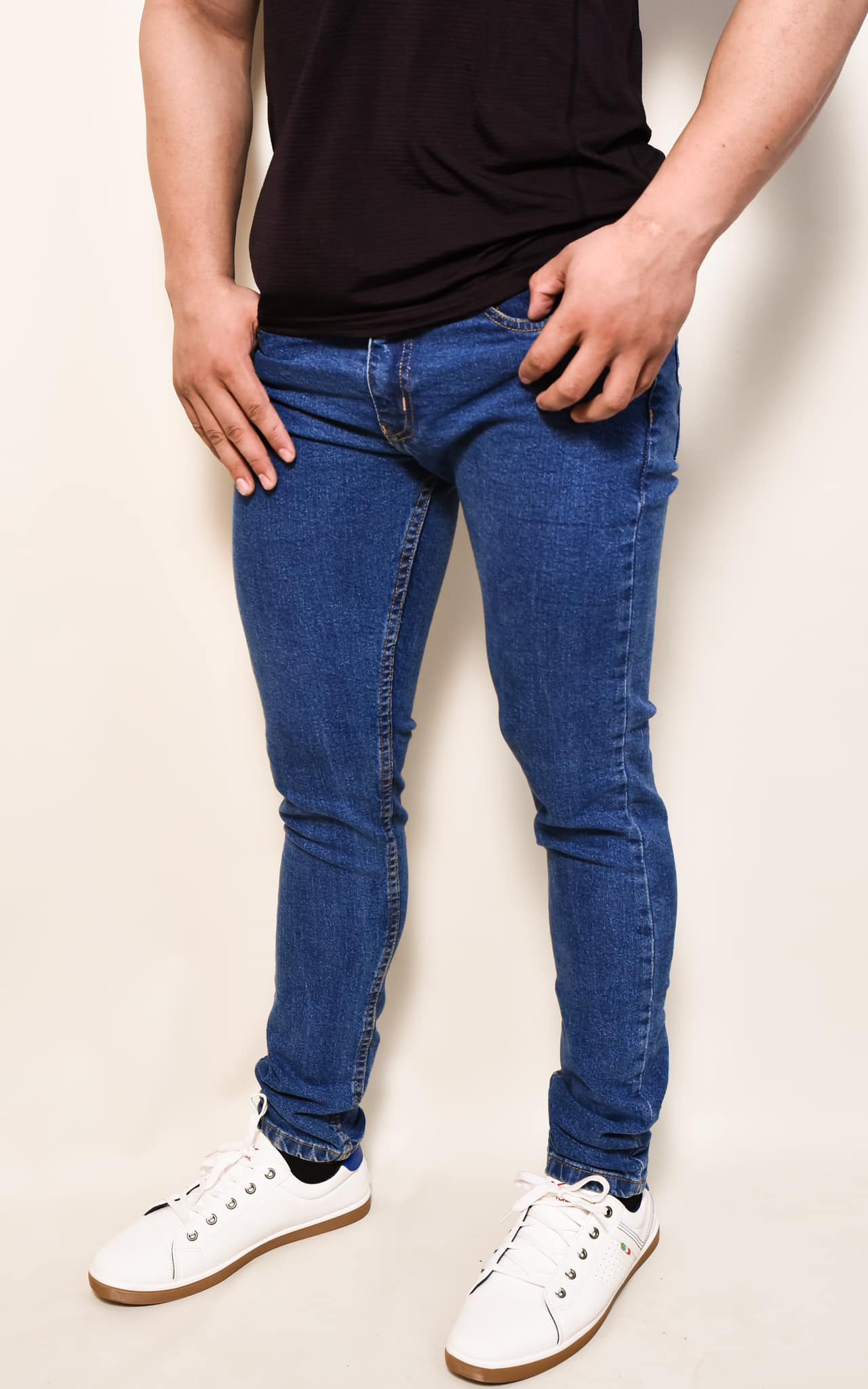 Baby fashion blue jeans mens